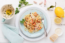 Quick shrimp Pasta &ndash; in 20 minutes on the table
